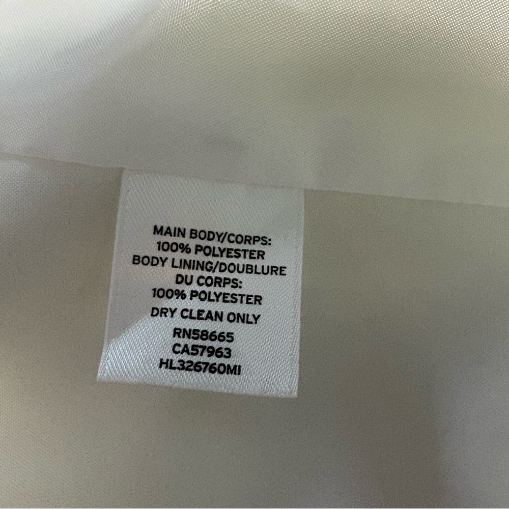 Trouve White Draped Open-Front Blazer with Zip Detail - Picture 14 of 15